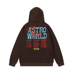 Travis Scott Astroworld Hoodie Brown