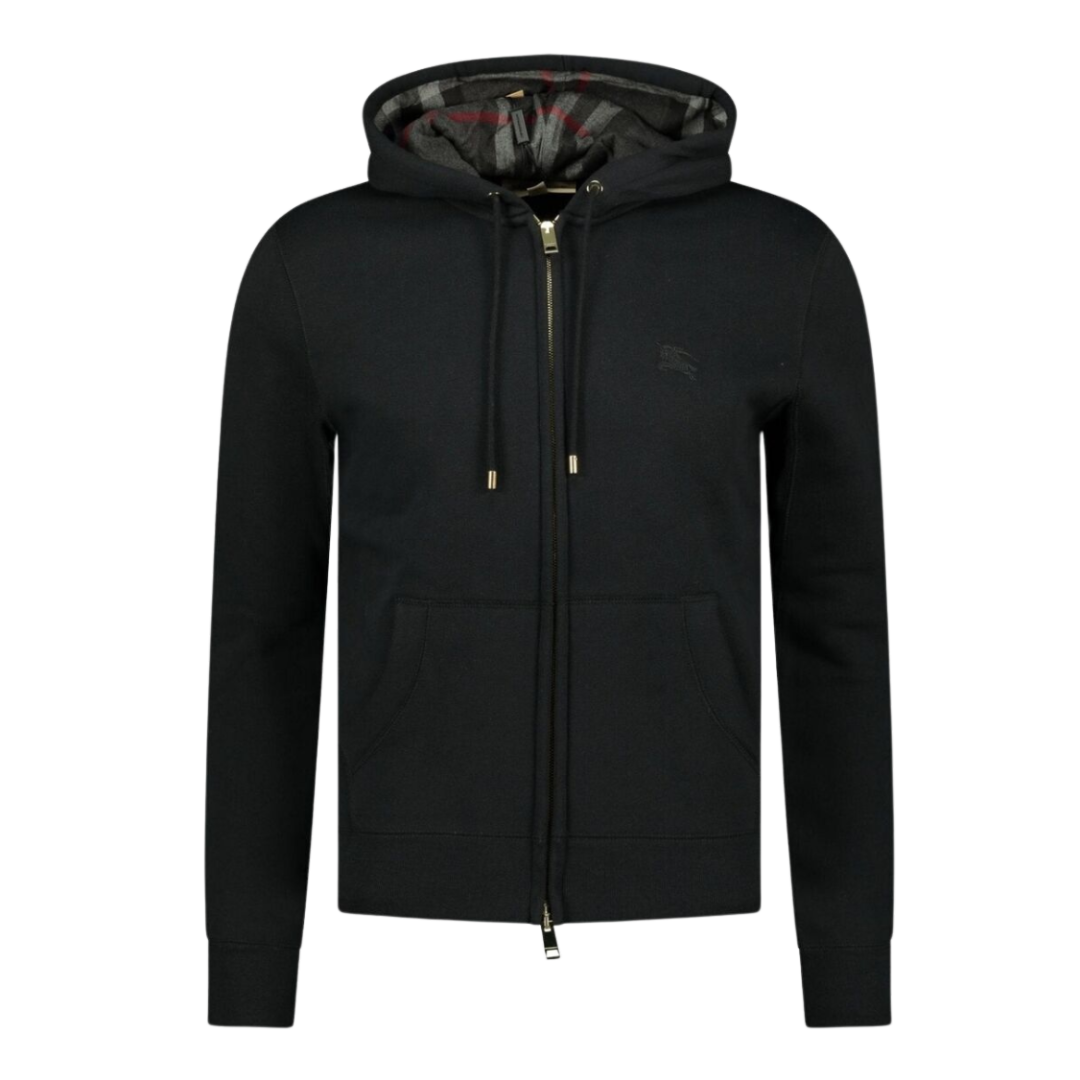 Burberry Zip Hoodie Black