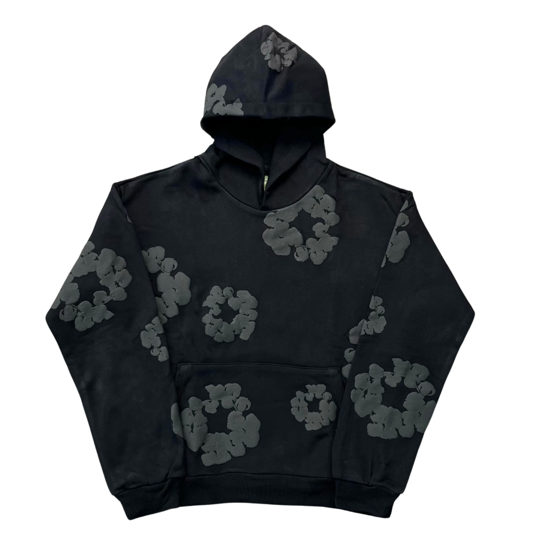 Denim Tears Hoodie Black Grey