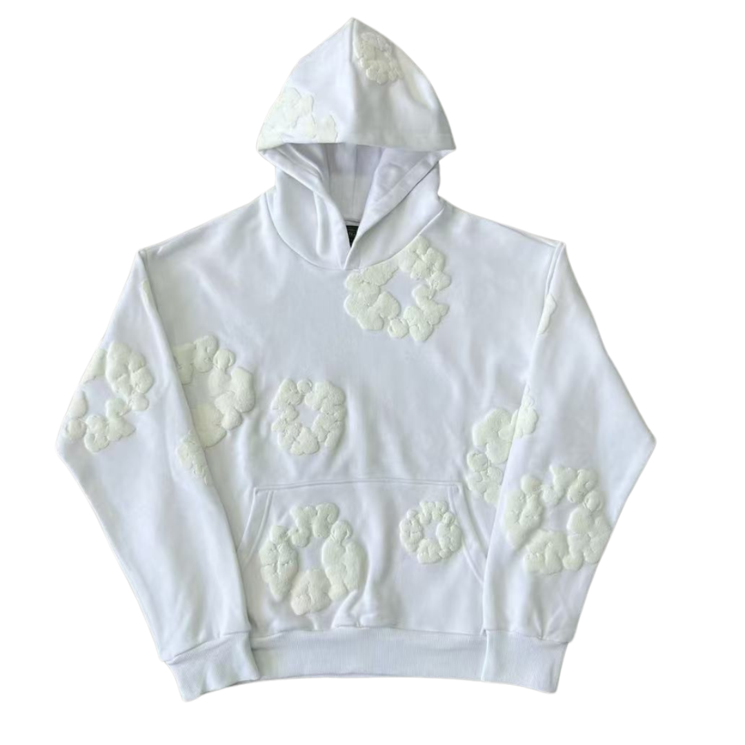 Denim Tears Hoodie White Cream