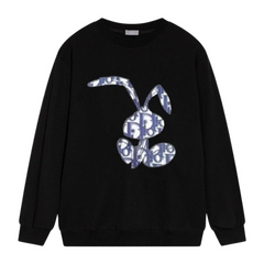 Dior Bunny Sweater Black Blue