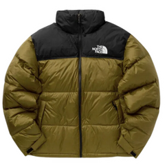 The North Face Nuptse Puffer Black Green