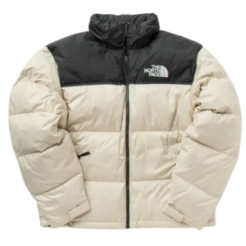 The North Face Nuptse Puffer Black White