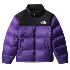 The North Face Nuptse Puffer Black Purple