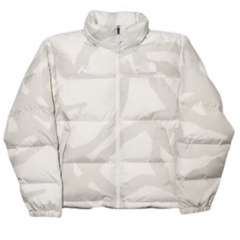 The North Face Nuptse Puffer X Kaws White