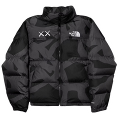 The North Face Nuptse Puffer X Kaws Black