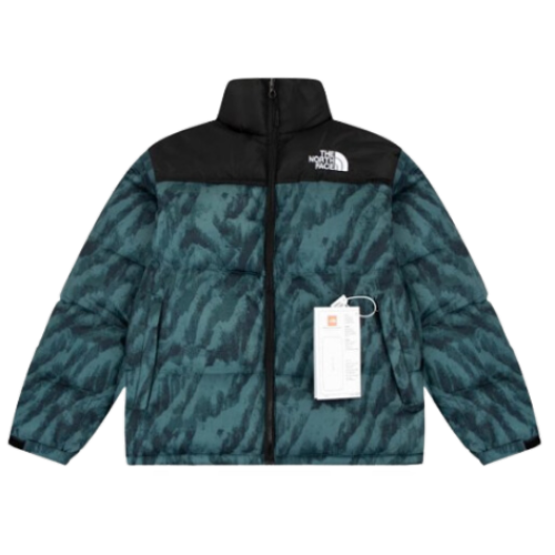 The North Face Nuptse Puffer Green Mountains