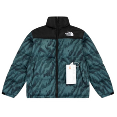 The North Face Nuptse Puffer Green Mountains