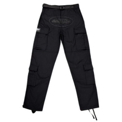 Corteiz Evil Dark Work Suit Pants Cargo Black on Black