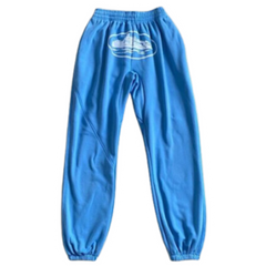 Corteiz Jogger Demon Island Baby Blue White