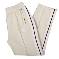 Palm Angles Staight Leg Velour Jogger Apricot