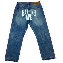 Vintage Denim Bape Hinter Dem Brief