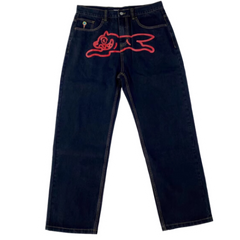 Vintage Denim BBC Flying Dog Czarno-Czerwony