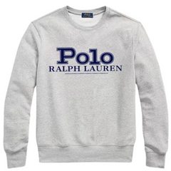 Polo Raplh Laureen Pullover Print Grau