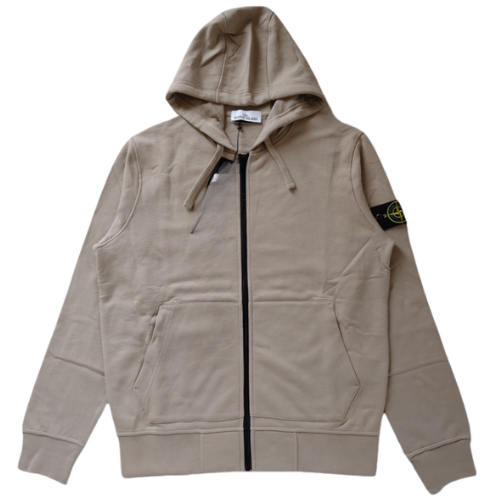 Stone Island Zip Hoodie Pigeon Ash