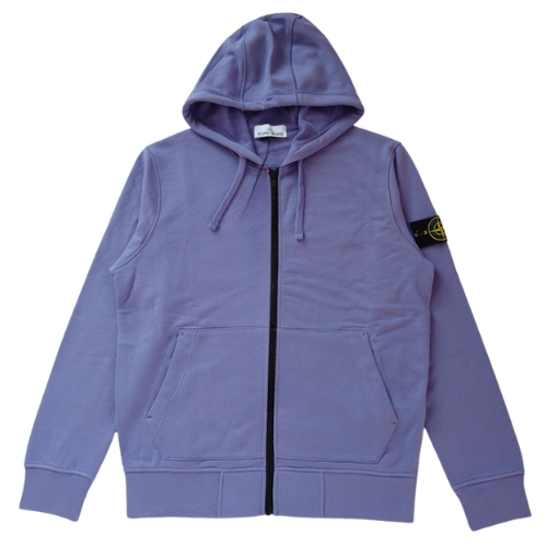 Stone Island Zip Hoodie Lavender