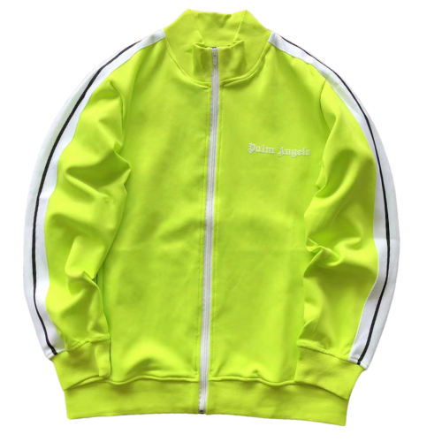 Palm Angles Zip Hoodie Yellow White