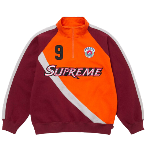 Supreme Vintage Half Zip Orange