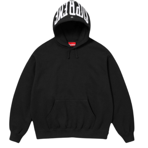 Supreme Warm Up Hoodie Black