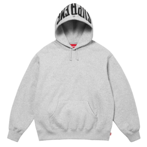 Supreme Warm Up Hoodie Grey
