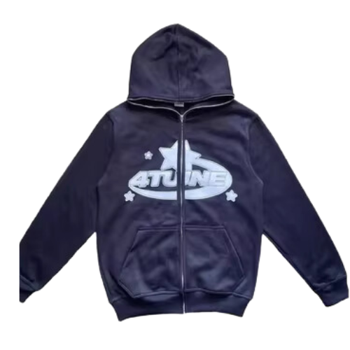 4Tune Zipper Full Face Navy Blue