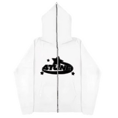 4Tune Zipper Full Face White