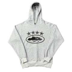 Corteiz Hoodie 4th Anniversary Grey