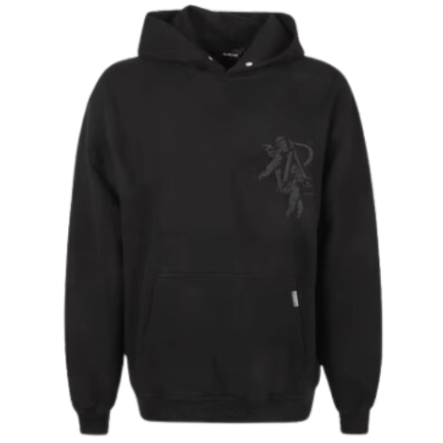 Represent Hoodie Angel Baby Print Black