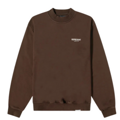 Represent Basic Creckneck Sweater Brown