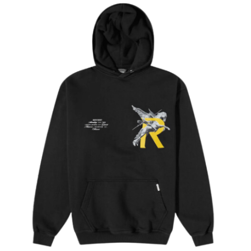 Represent Giants Print Hoodie Black