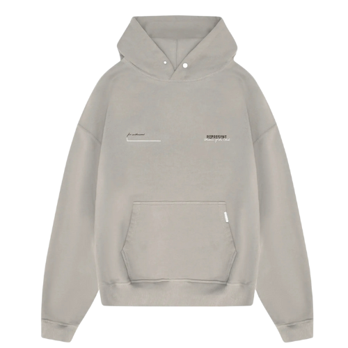 Represent Basic Hoodie Washed Mudstone