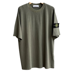 Stone Island Basic T Shirt Olive Green