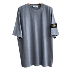 Stone Island Basic T Shirt Greyish Blue