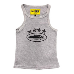 Corteiz 4 Star Tanktop Szary