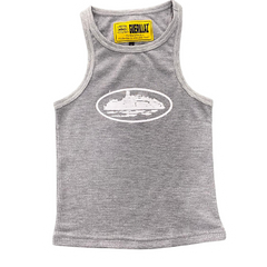 Corteiz Basic Tanktop White Grey