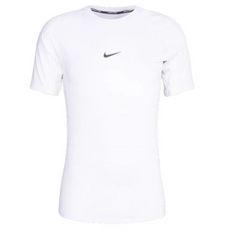 Nike Kompressions-T-Shirt, Weiß