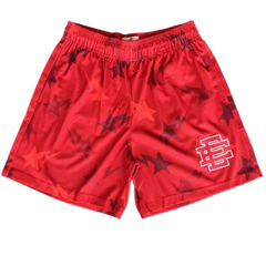 Eric Emmanuel X Bape Shorts Red