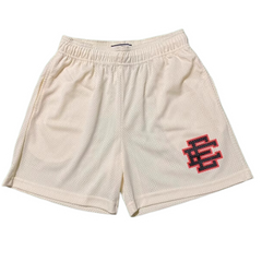 Eric Emmanuel Sports Shorts Apricot Black Label