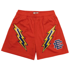 Eric Emmanuel Basketball Shorts Orange Blue Label