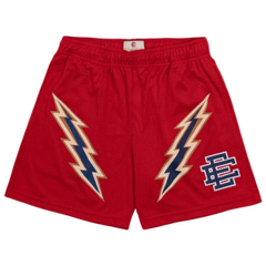 Eric Emmanuel Basketball Shorts Red Blue Label