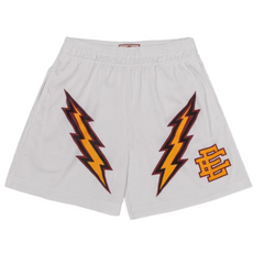 Eric Emmanuel Basketball Shorts White Yellow Label