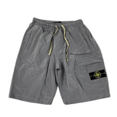 Stone Island Shorts mit einer Tasche, Grau