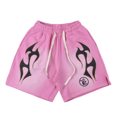 Hellstar Shorts Pink Black