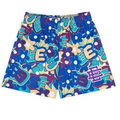 Eric Emmanuel Flower Print Shorts Blue