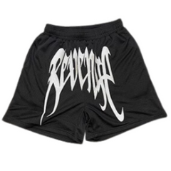 Revenge Shorts Big Print Black