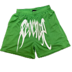 Revenge Shorts Big Print Green