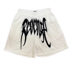 Revenge Shorts Big Print White