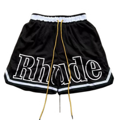 Rhude Shorts Black White