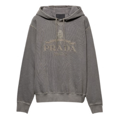 Prada Vintage Hoodie Washed Grey