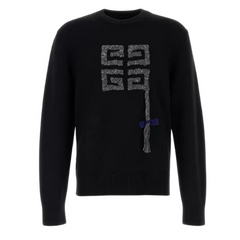 Givenchy 3D Knit Sweater Black